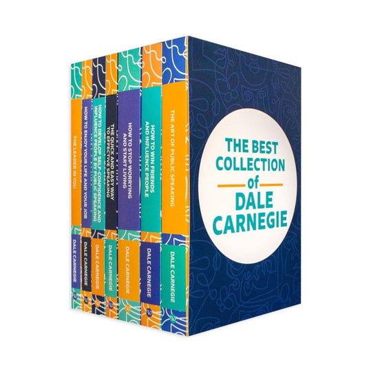 Best Collection of Dale Carnegie Set of 7 Books- (The Art of Public Speaking, How To Stop Worrying And Start Living, Quick And Easy Way To Effective Speaking, How To Enjoy Your Life and Job, more..)