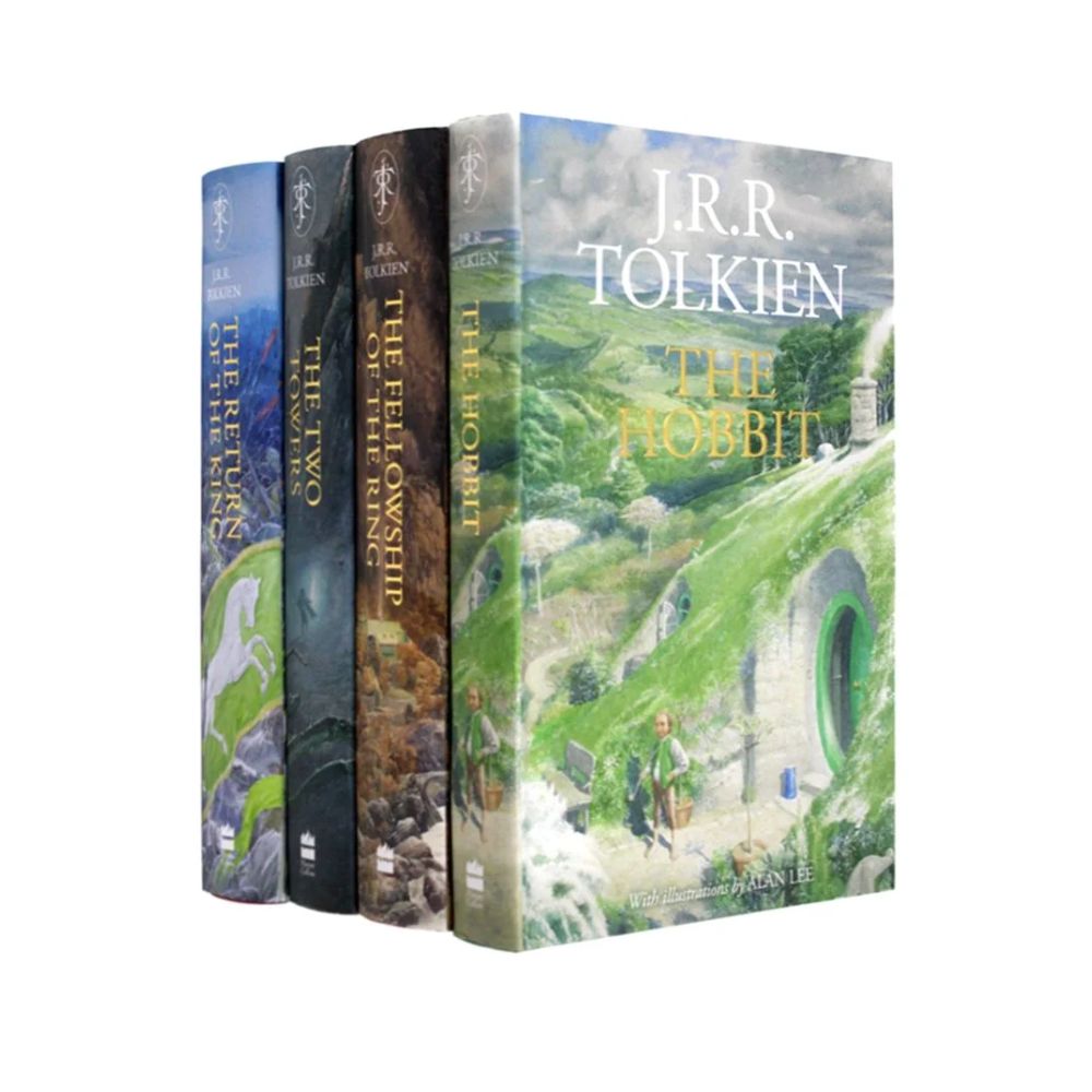 The Hobbit & The Lord of the Rings 4-Book Boxed Set (Illustrated Edition)