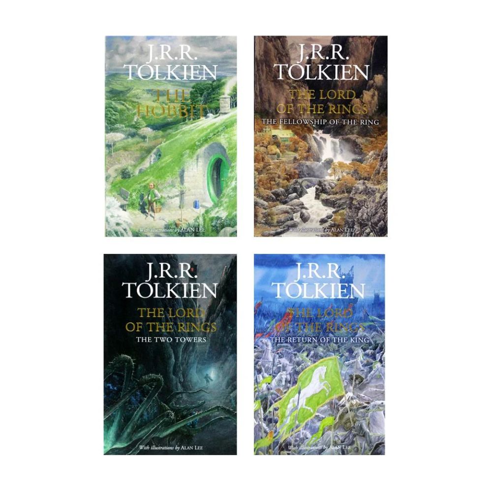 The Hobbit & The Lord of the Rings 4-Book Boxed Set (Illustrated Edition)