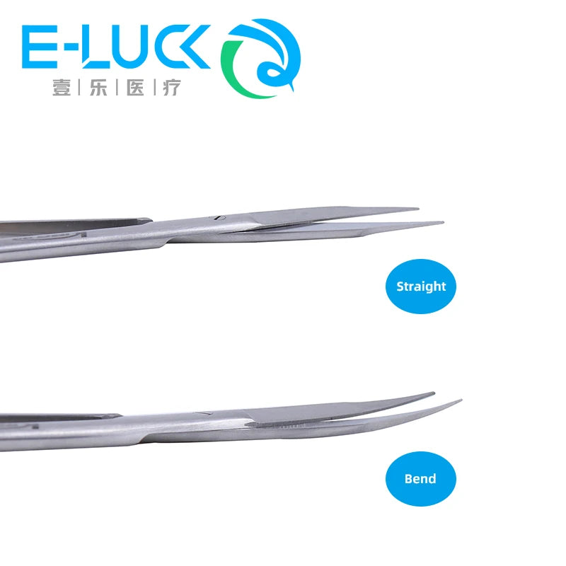 1Pcs Dental Surgical Medical Dissecting Scissors Dressing Curved/ Straight Sharp Shears Stainless Steel Tools