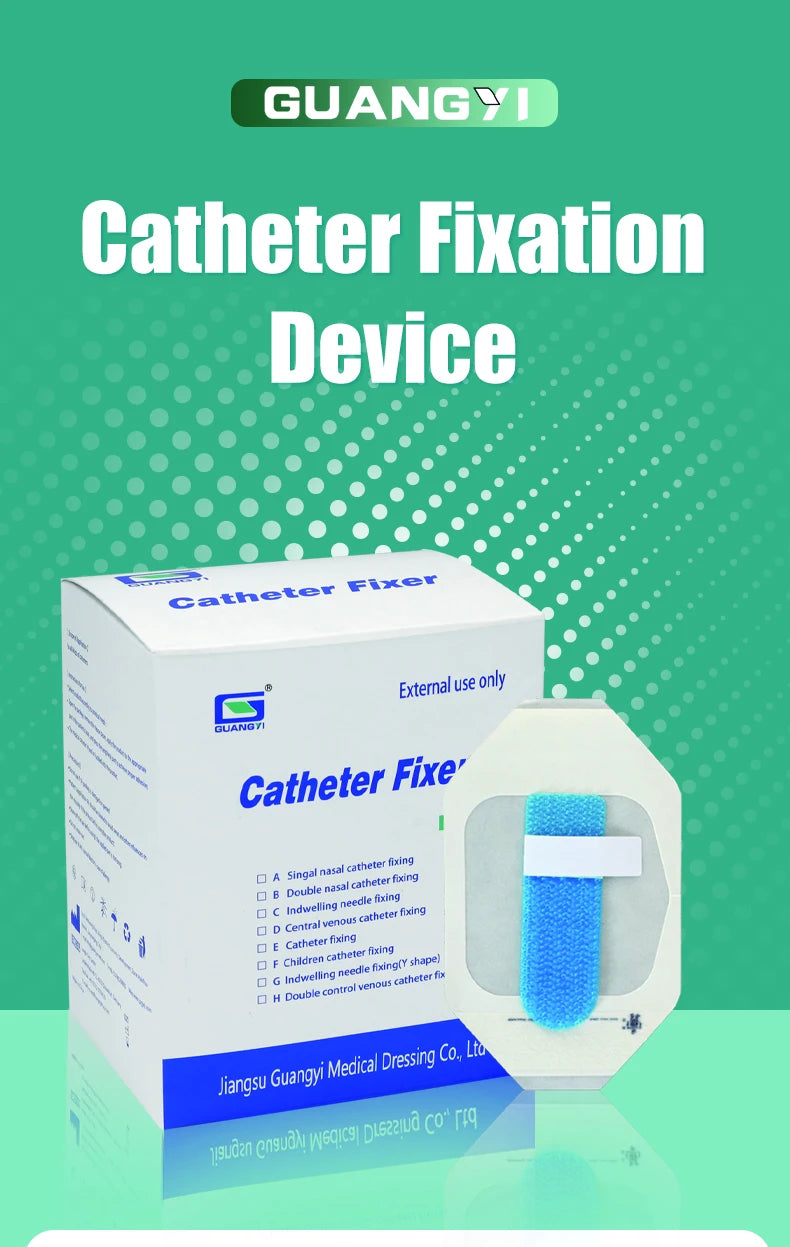 Medical peripheral central venous catheter fixation for tube fix