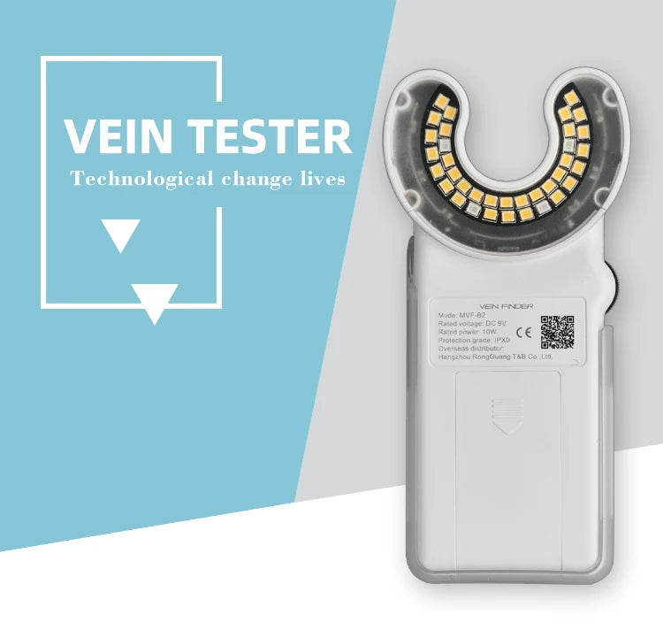 Hand-held portable LED Vein finder viewer Venous blood vessels transilluminator Medical cosmetic instrument