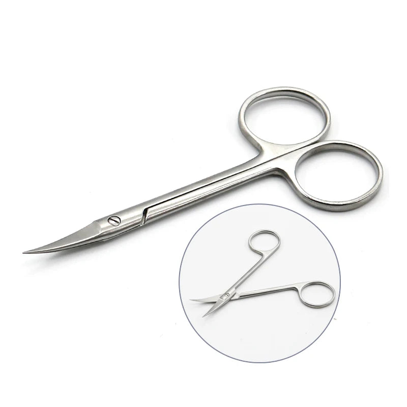 9.5CM Ordinary cheap medical surgical eye scissors beauty scissors cut tissue scissors