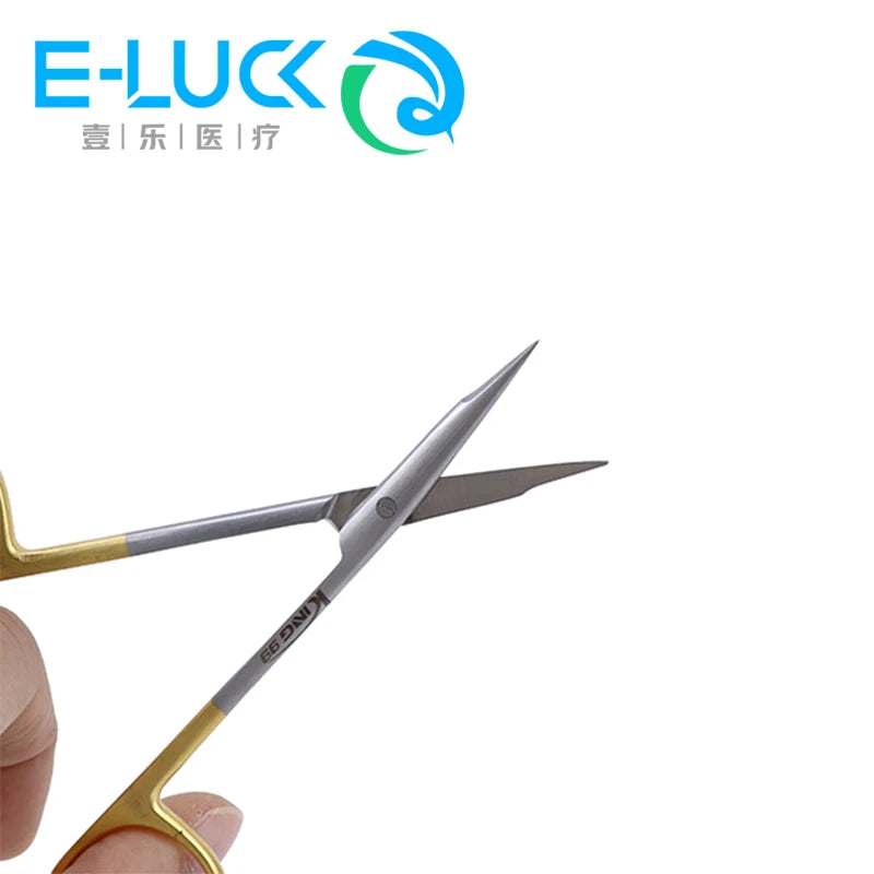 1Pcs Dental Surgical Medical Dissecting Scissors Dressing Curved/ Straight Sharp Shears Stainless Steel Tools