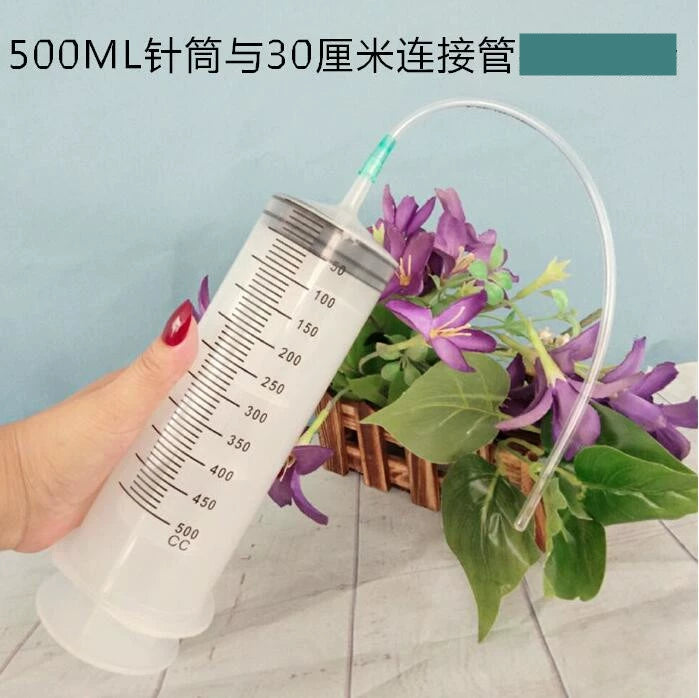 300/500ml 350 Large Large Capacity Plastic Syringe Syringe Pumping Oil Syringe Feeding Glue Filling