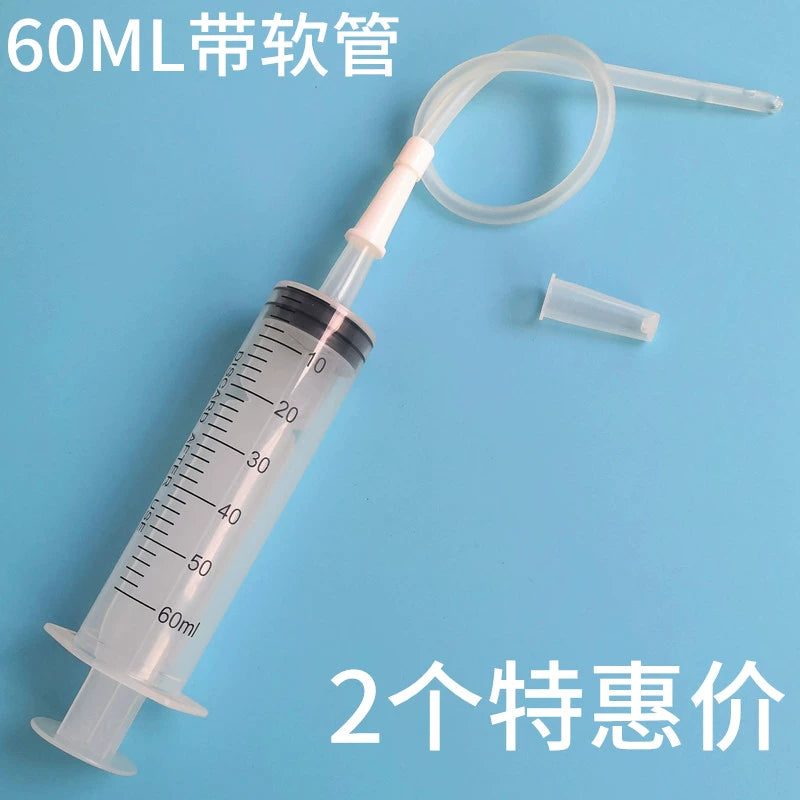 Plastic Syringe Sausage Appliance Large Large Capacity Injection Feeder Dispensing Irrigator Washing Pumping with Hose