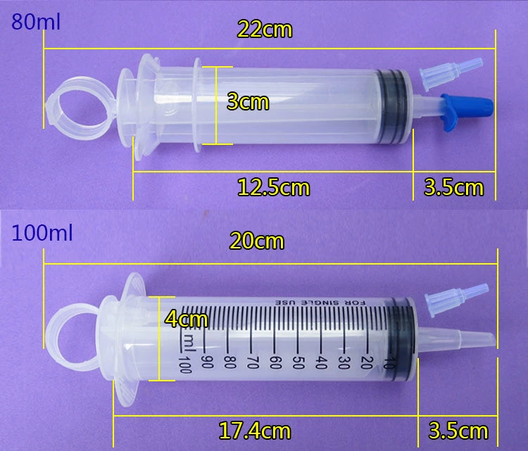 Liquid Feeding Booster Nasal Feeding Feeder Stomach Tube Feeding Perfusion Large Capacity Syringe Syringe Enema Syringe