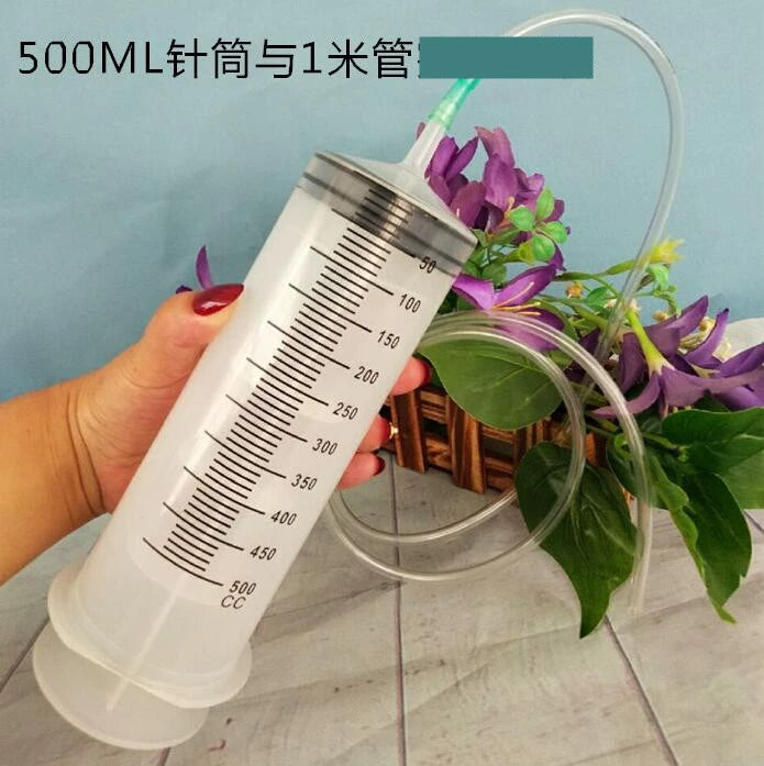 300/500ml 350 Large Large Capacity Plastic Syringe Syringe Pumping Oil Syringe Feeding Glue Filling