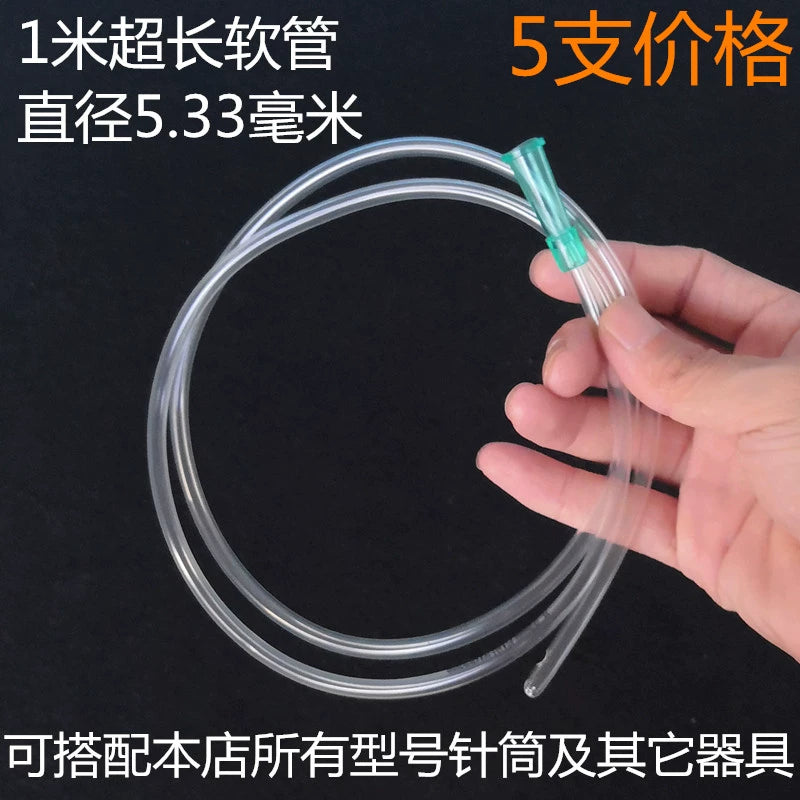 Plastic Syringe Sausage Appliance Large Large Capacity Injection Feeder Dispensing Irrigator Washing Pumping with Hose