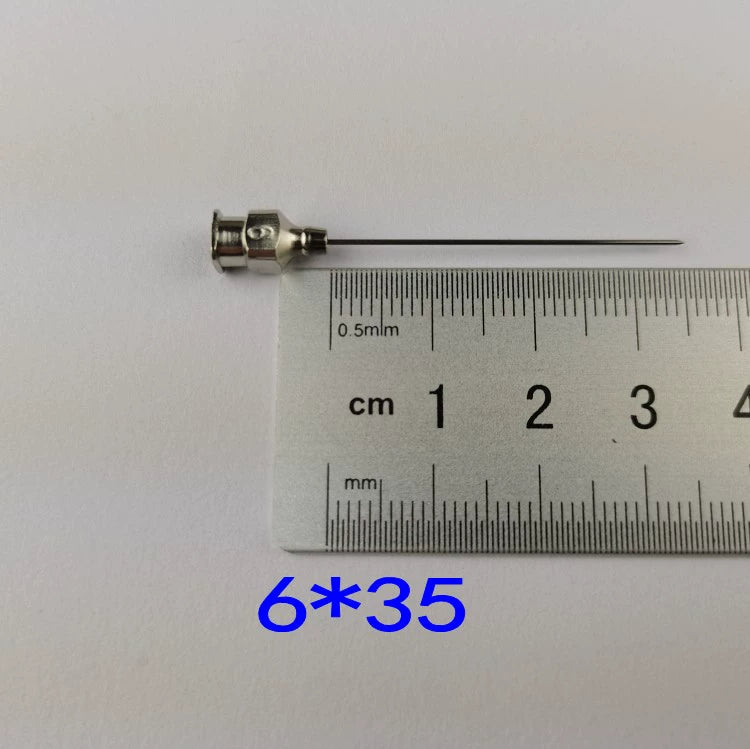 Veterinary Needles Metal Stainless Steel Syringe Needle Pig, Cattle, Sheep, Chicken, Duck and Dog Vaccine Syringe Tip Bevel Needle