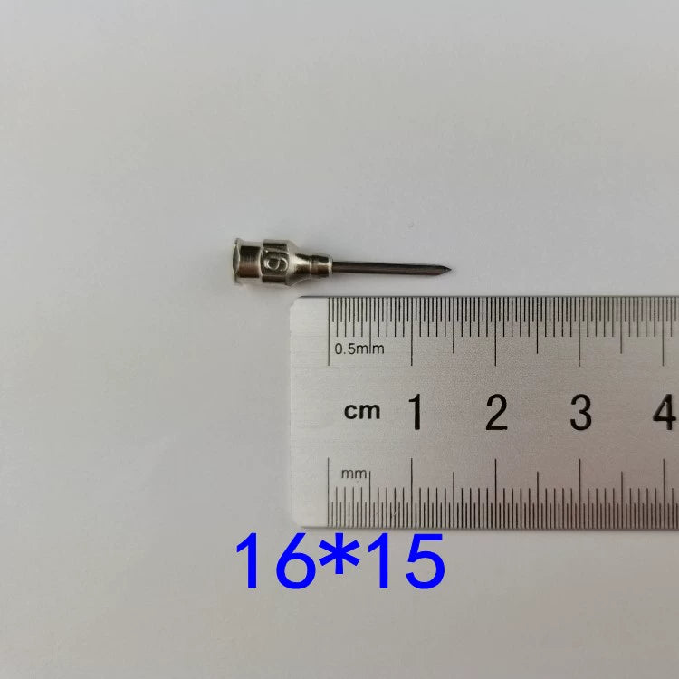 Veterinary Needles Metal Stainless Steel Syringe Needle Pig, Cattle, Sheep, Chicken, Duck and Dog Vaccine Syringe Tip Bevel Needle