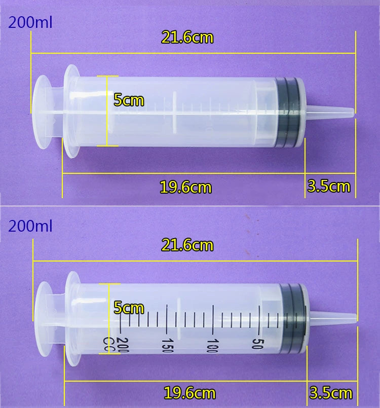 Liquid Feeding Booster Nasal Feeding Feeder Stomach Tube Feeding Perfusion Large Capacity Syringe Syringe Enema Syringe