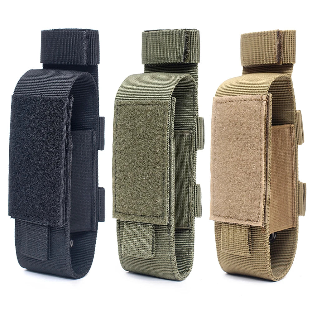 Molle Tactical Medical Scissor Pouch Tourniquet Holder EDC Waist Pack Hunting Military Accessory Flashlight Storage Holster Bag