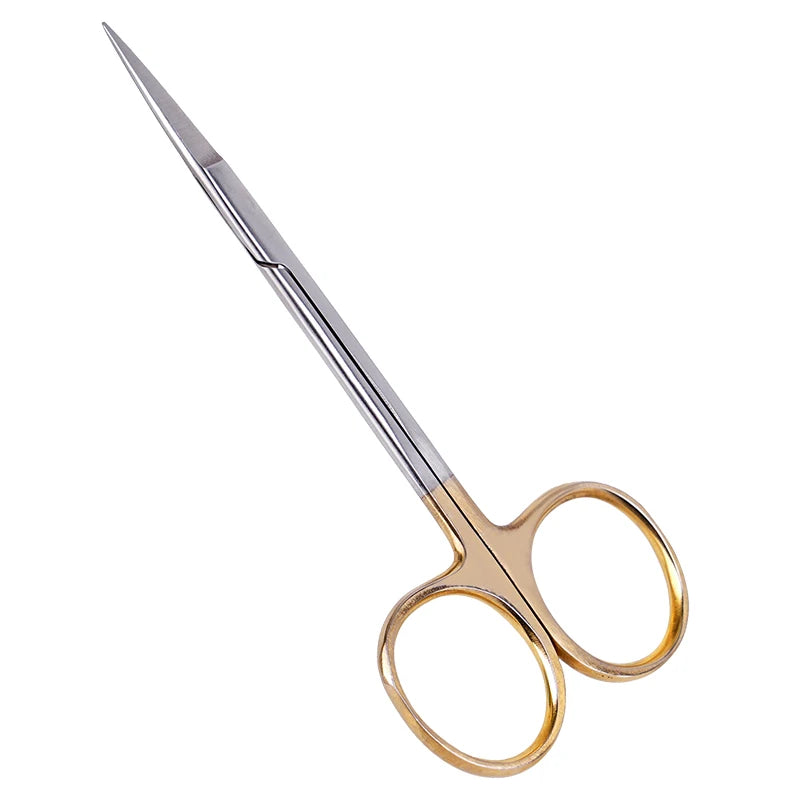 Stainless Steel Medical Dental Surgical Scissors Straight Curved Tip Hemostatic Forceps Ophthalmic Scissors Orthodontic Tools
