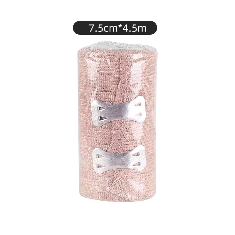 1pcs Elastic Bandage Wrap with Clips Wound Dressing Outdoor Sports Sprain Treatment Bandage Tape for First Aid Kits Protect