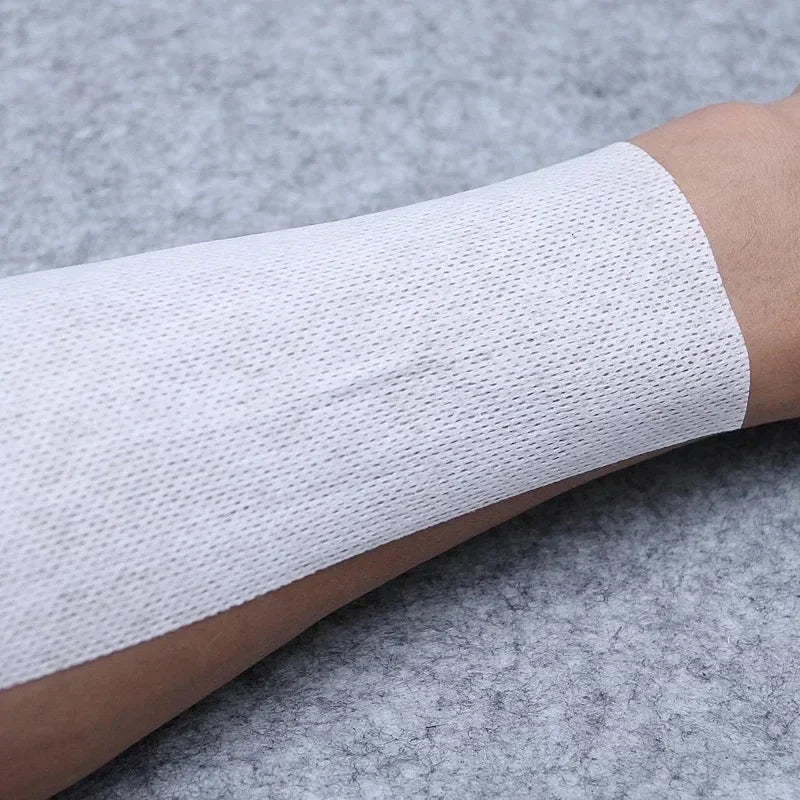 1 Roll Adjustable Non-woven Tape Adhesive Plaster Breathable Patches Bandage First Aid Hypoallergenic Wound Dressing Fixed Tape