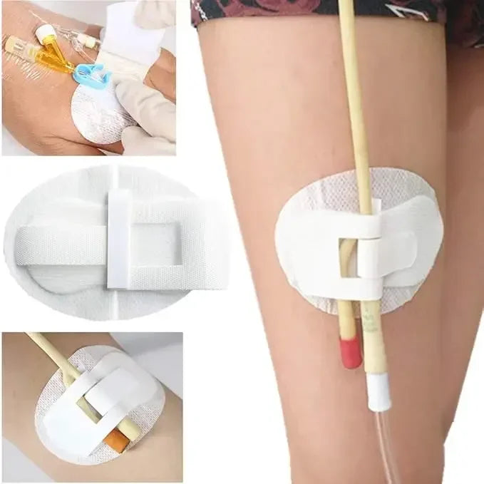 Medical peripheral central venous catheter fixation for tube fix