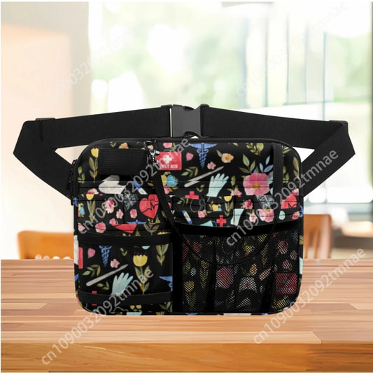 Love to Care Medical Custom Waist Bags for Stethoscopes Bandage Scissor Medical Pack Multi Pocket Nursing Belt Bags Female 2023