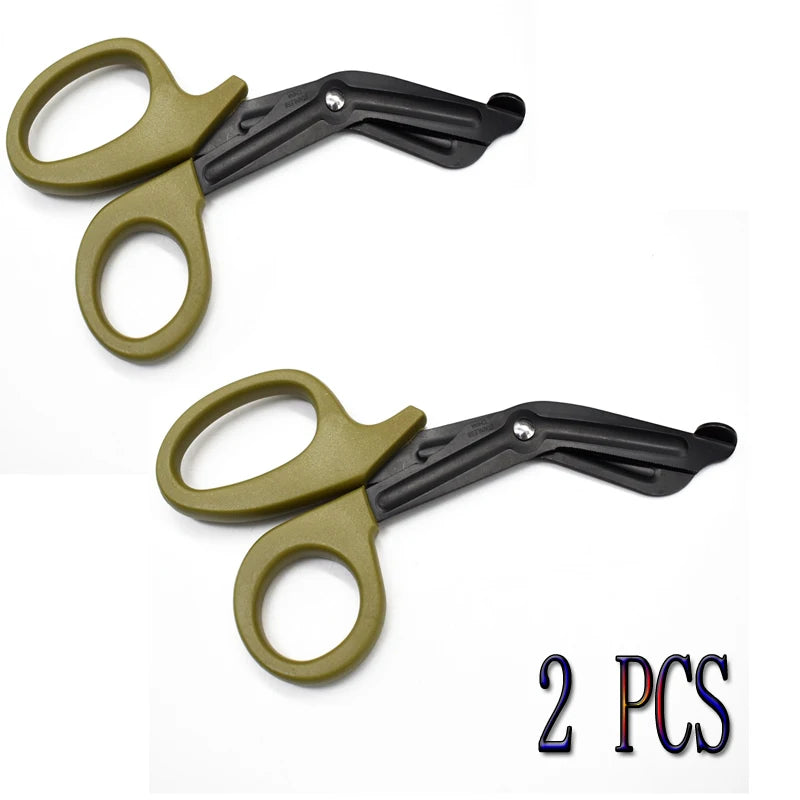 1/2 New EMT Fine Tooth Life Scissors For Emergency Medical Rescue Scissors Easy To Carry Outdoors