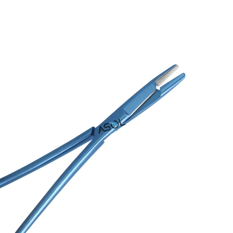 Surgical medical instruments olsen-hegar needle holder combined with suture scissors