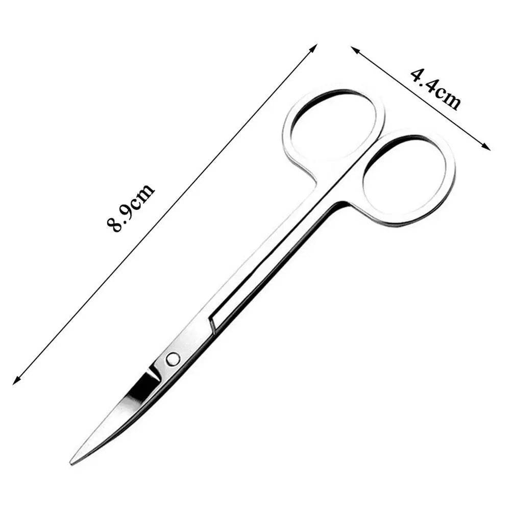 10cm Remove Suture Scissors Stainless Steel Nurse Scissors Straight Curved Head Scissors Surgical Tools