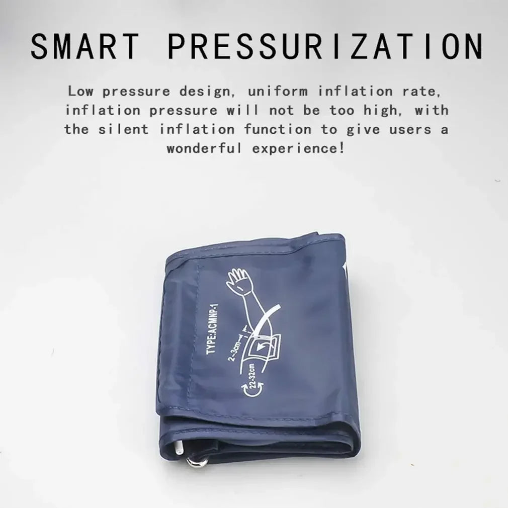 BP Sphygmomanometer English Voice Blood Pressure Monitor Upper Arm Automatic Tonometer Blood Pressure Meter LCD & Cuff Medical