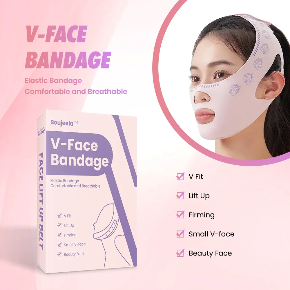 NEW PACK Chin Cheek Slimming Bandage V Shaper V Line Lifting Mask Face Lifting Anti Wrinkle Strap Band Sleeping Mask Beauty