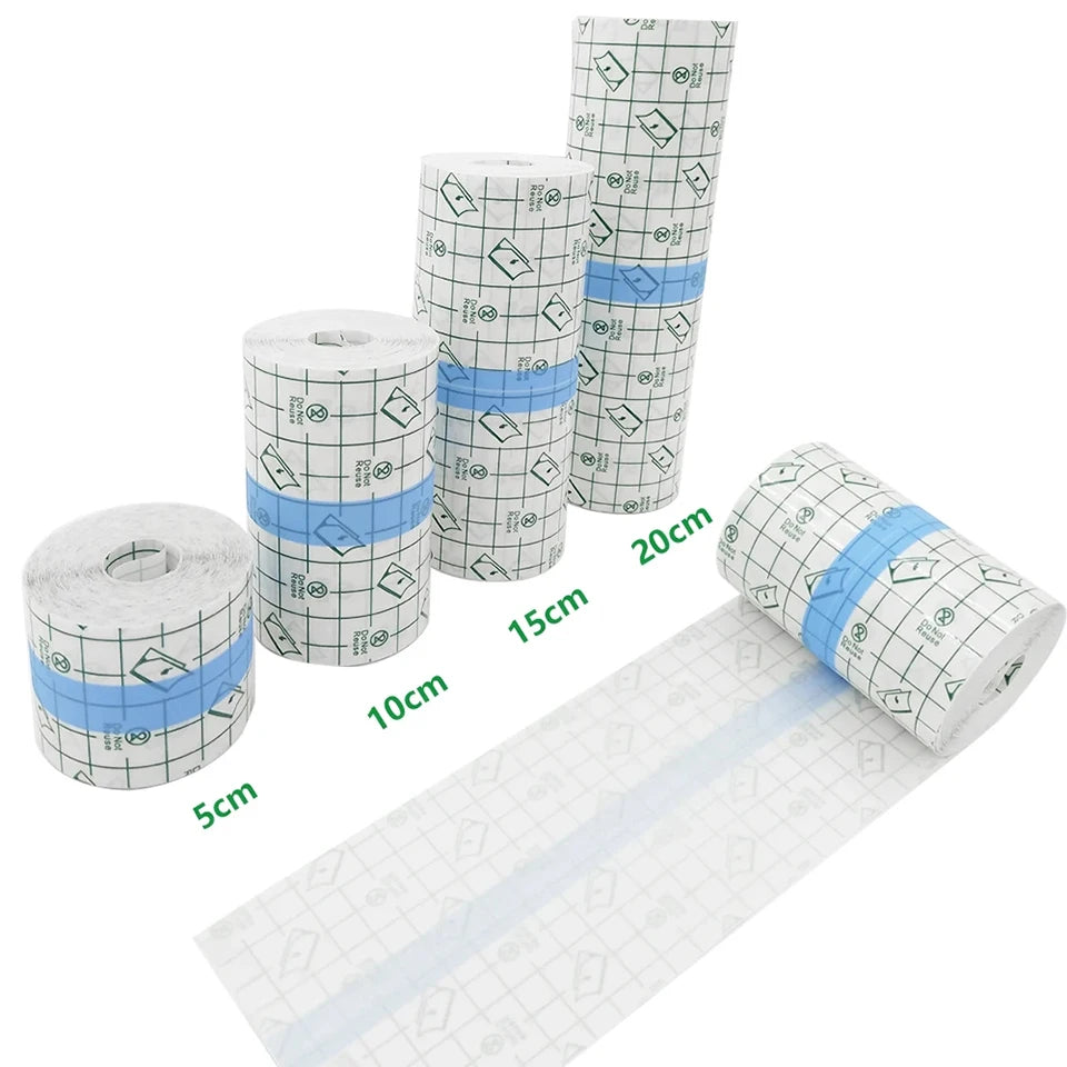 5/10m Waterproof Tattoo Film Aftercare Protective Skin Healing Tattoo Adhesive Bandages Repair Tattoo Accessories Supply PU Tape
