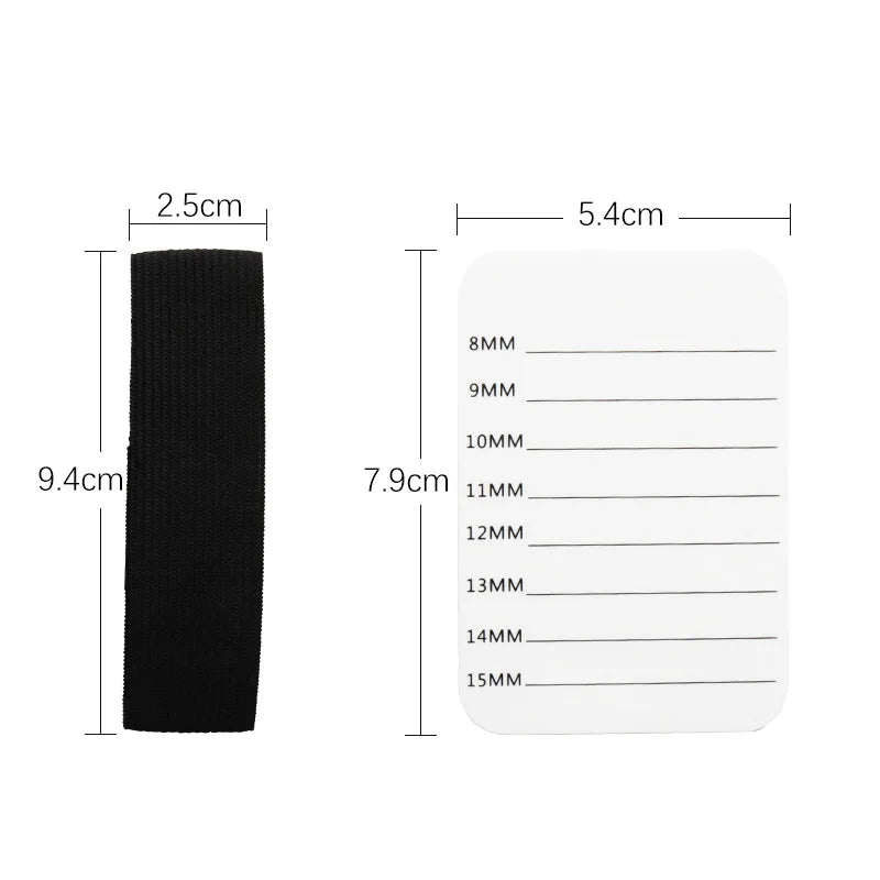 Acrylic Eyelashes Display Palette Lashes Extensions Pallet & Bandage Lash Glue Pad Eyelash Stand Holder Women Makeup Tools