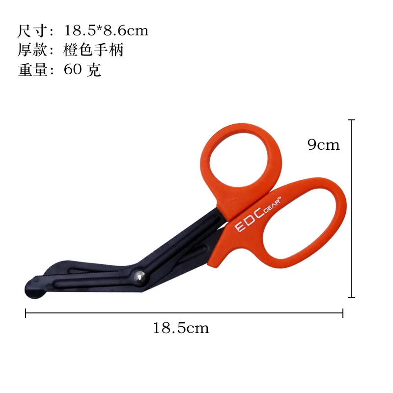 Outdoor Survive Paramedic Medical Rescue Scissor Trauma Gauze IFAK Emergency First Aid Shear Nurse Utility Camp Hike Home Tijera