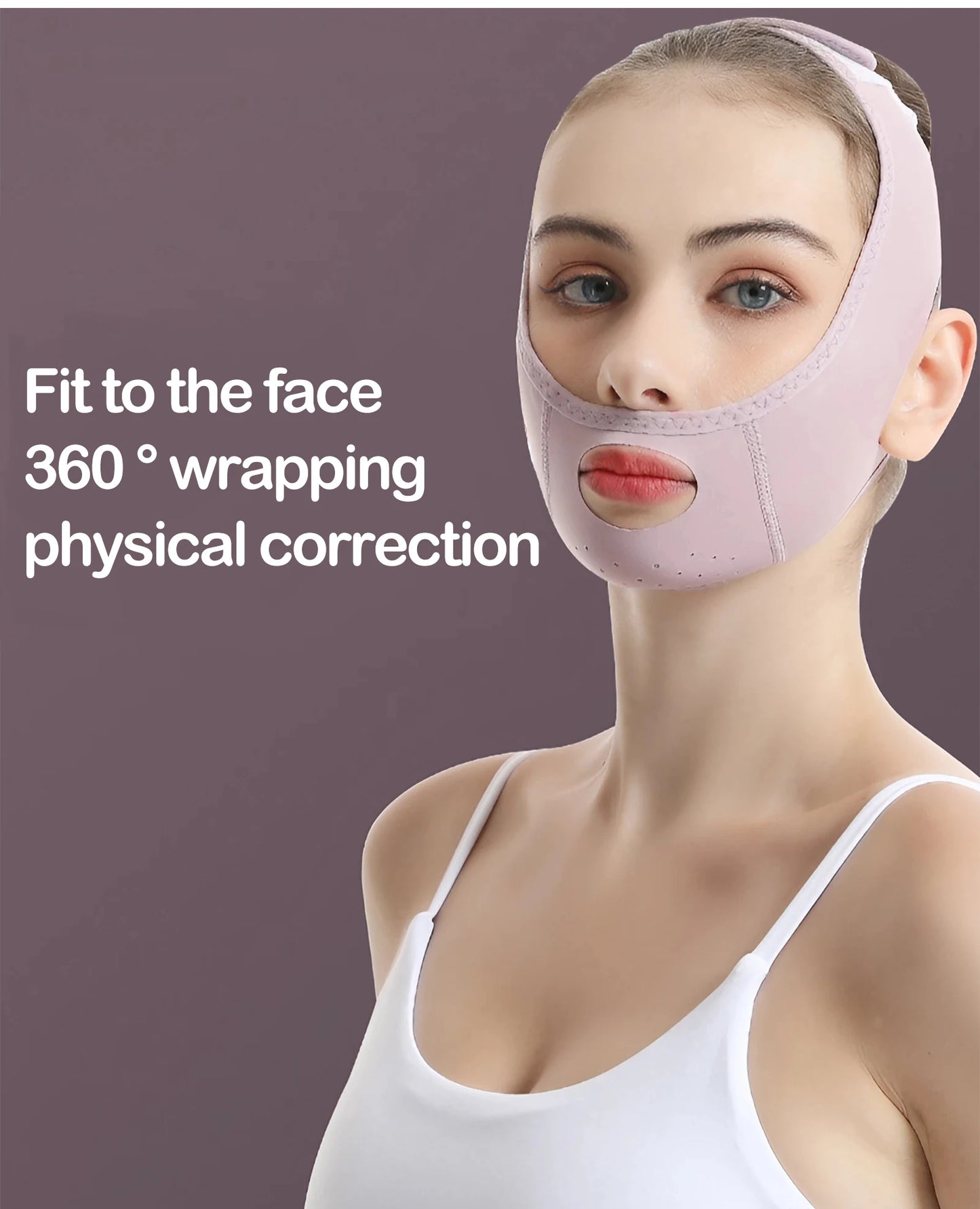 V-Line Face Lifting Tapes Double Chin Remover Reusable Ice Silk Face Lift Mask Facial Slimming Bandage Skin Care Beauty Tool