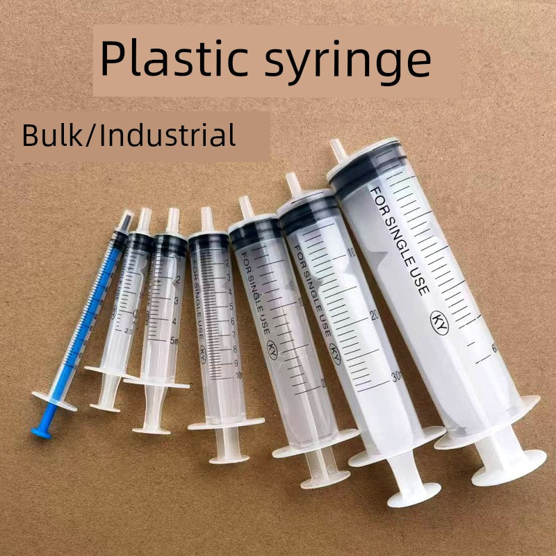 20ml Disposable Plastic Syringe Veterinary Needle Tube Industrial Syringe Glue Dispenser Pet Feeder Sub-Packaging Oil Pumping