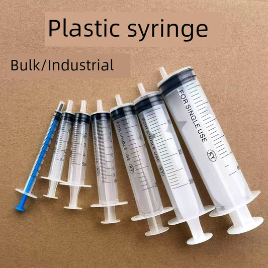 20ml Disposable Plastic Syringe Veterinary Needle Tube Industrial Syringe Glue Dispenser Pet Feeder Sub-Packaging Oil Pumping
