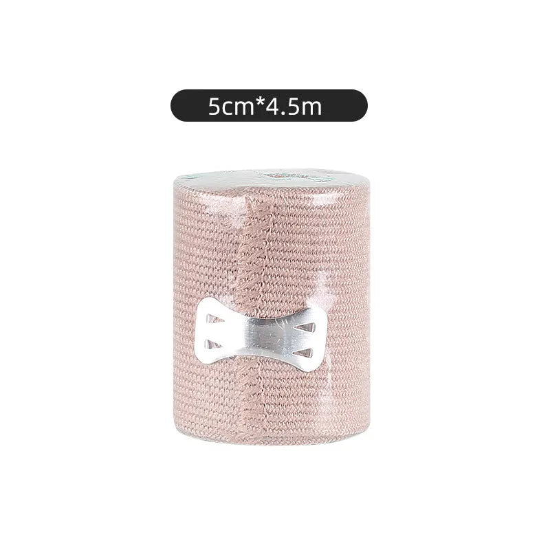 1pcs Elastic Bandage Wrap with Clips Wound Dressing Outdoor Sports Sprain Treatment Bandage Tape for First Aid Kits Protect