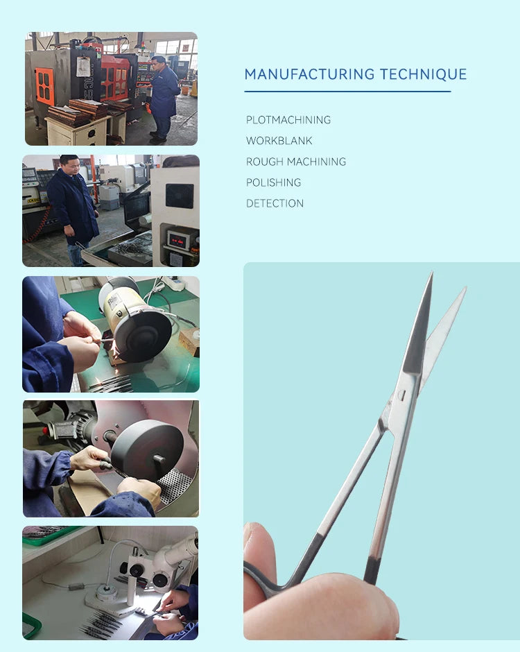 Surgical medical instruments olsen-hegar needle holder combined with suture scissors