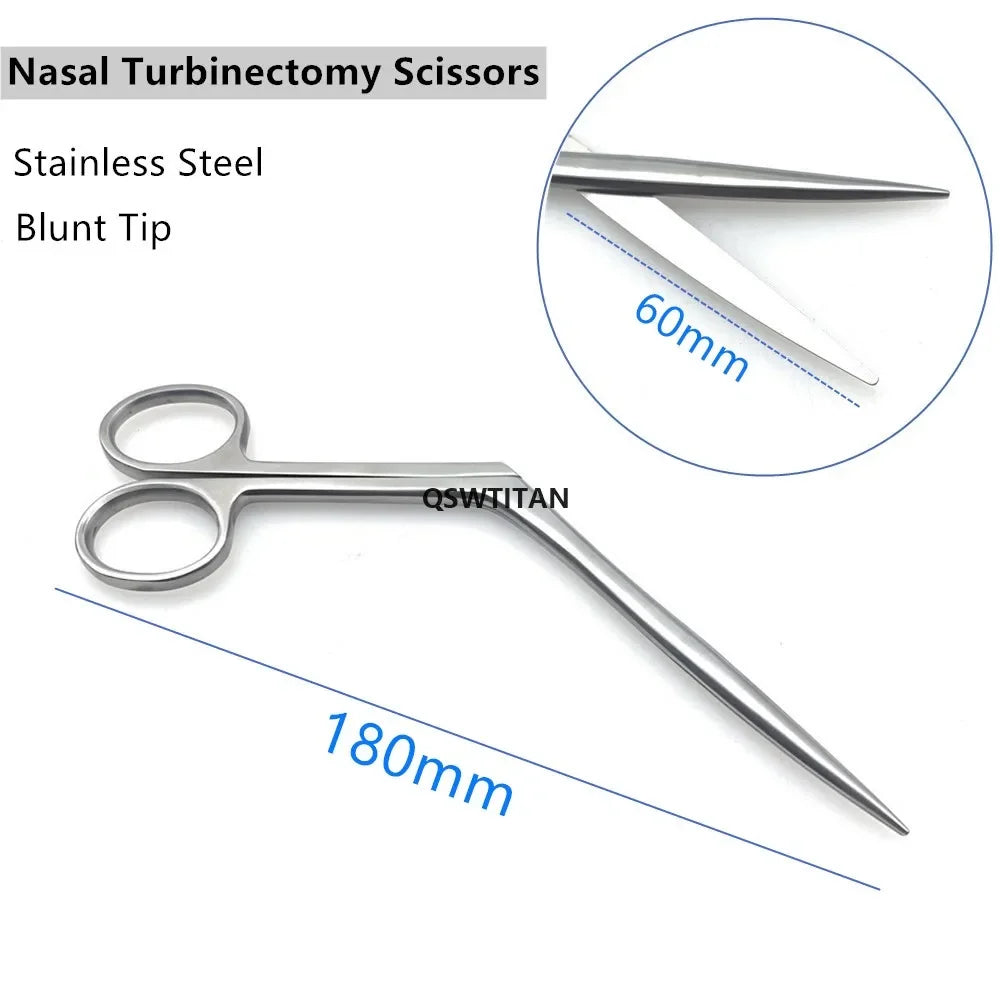 Nasal Scissors Rhinoplasty Surgical Scissors Sharp Edge Operating Surgical Instrument Stainless Steel 1pcs