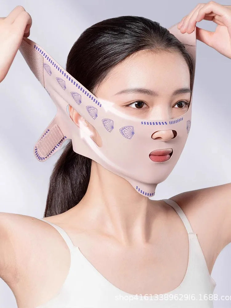 1PC Face Chin Slimming Bandage V Shaper Line Lifting Mask Face Lifting Anti Wrinkle Strap Band Sleeping Mask Beauty Health Tool