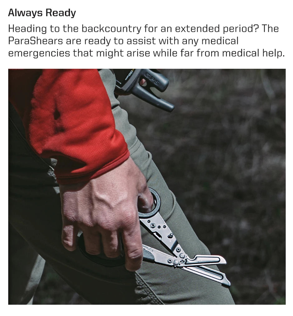 SOG ParaShears Professional Medical/Rescue Folding Scissors Tactical Multi-tools Outdoor Survival Hand Tools Emergency Scissors