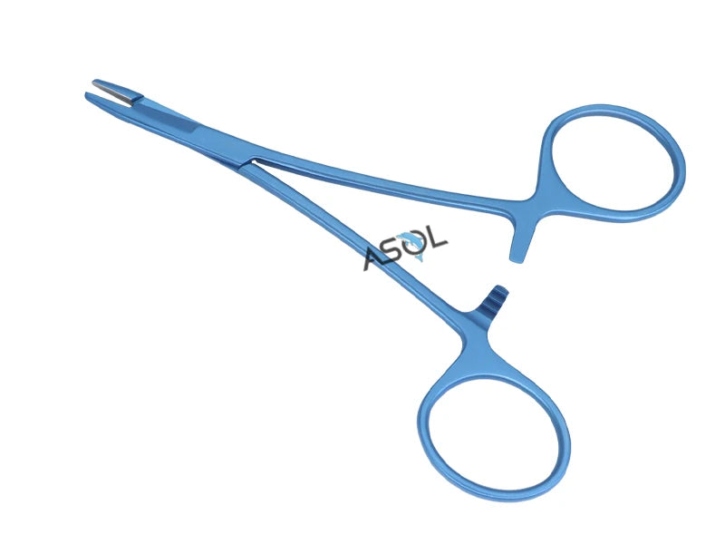 Surgical medical instruments olsen-hegar needle holder combined with suture scissors