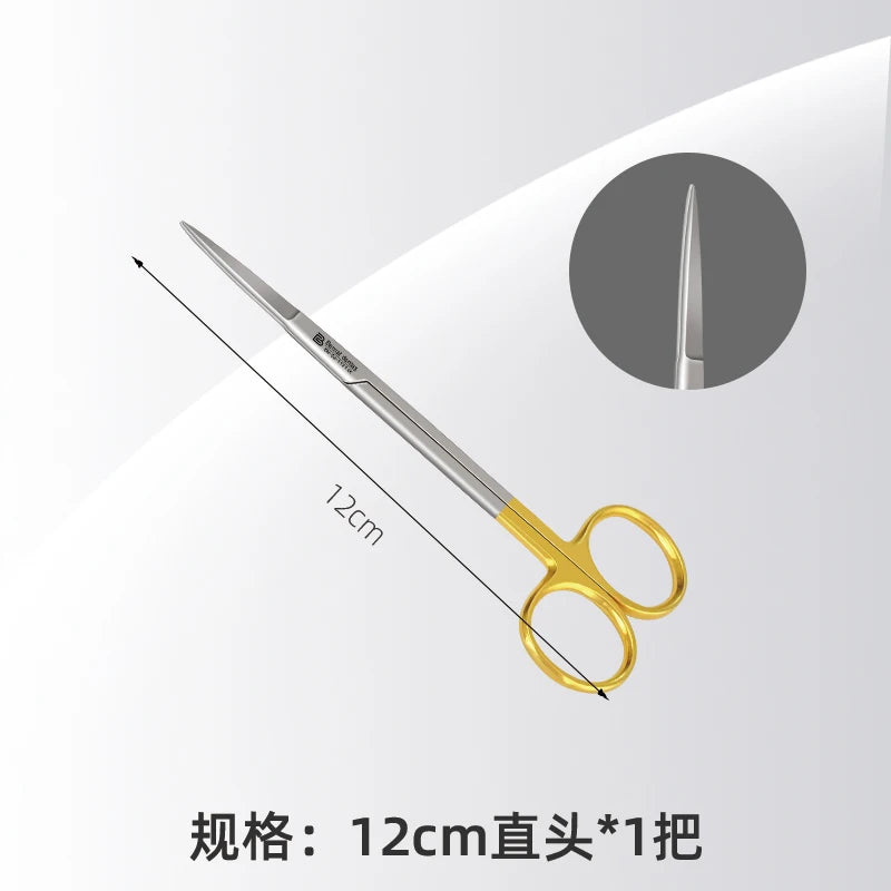 Dental Stainless Steel Straight and Curved Medical Dental Surgical Scissors Ophthalmic scissors Stainless Steel Forceps