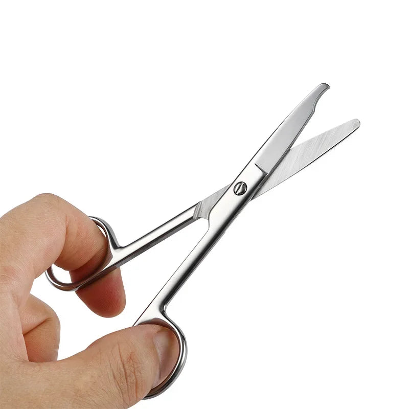1pc 12.5/14cm Stitch Scissor Remove Suture Scissors Medical Trimming Crescent Notch Scissors Stainless Steel Surgery Wire Cutter