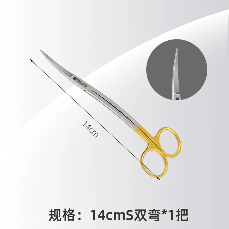 Dental Stainless Steel Straight and Curved Medical Dental Surgical Scissors Ophthalmic scissors Stainless Steel Forceps