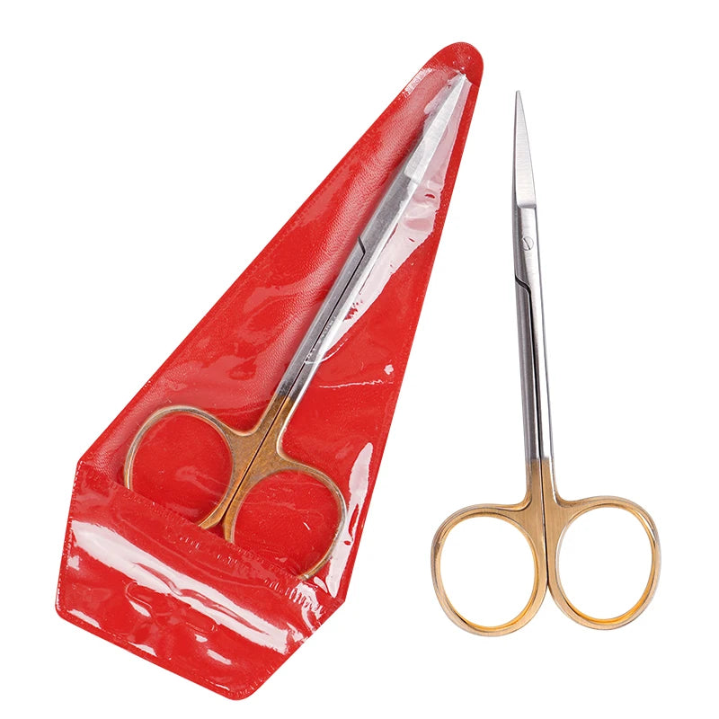 Stainless Steel Medical Dental Surgical Scissors Straight Curved Tip Hemostatic Forceps Ophthalmic Scissors Orthodontic Tools