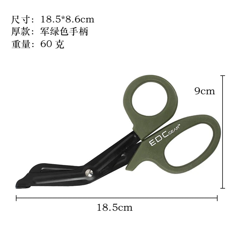 Outdoor Survive Paramedic Medical Rescue Scissor Trauma Gauze IFAK Emergency First Aid Shear Nurse Utility Camp Hike Home Tijera