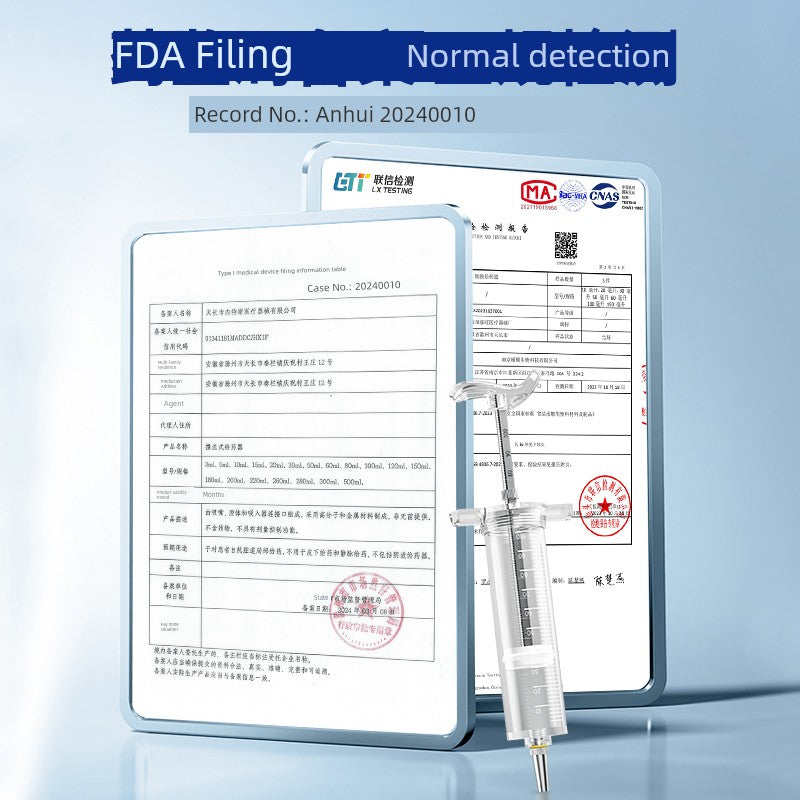 Flow Food Booster Feeder Stomach Tube Nasal Feeding Tube Syringe Flow Food Big Syringe Elderly Feeding Propeller