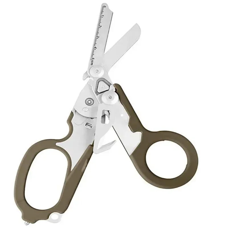 Multifunctional Tactical Pliers Outdoor Camping Rescue Survival Tools Medical Trauma Scissors Folding Stainless Steel Scissors