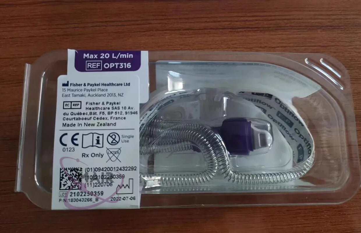 original Fisher & Paykel Infant and Child Nasal Congestion Cannula Positive Pressure Respiratory Therapy System cpapOPT316OPT318