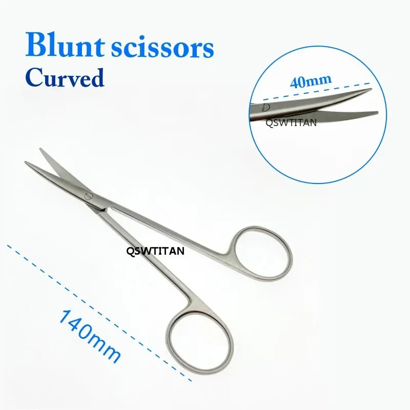 Nasal Blunt scissors Operating Nasal Department Double eyelid Surgical scissors Stainless steel