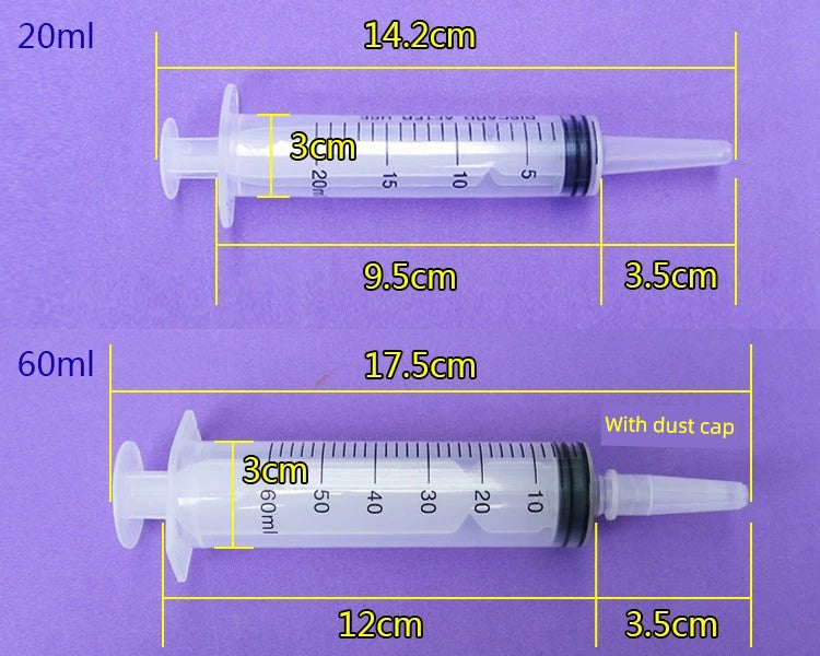 Liquid Feeding Booster Nasal Feeding Feeder Stomach Tube Feeding Perfusion Large Capacity Syringe Syringe Enema Syringe
