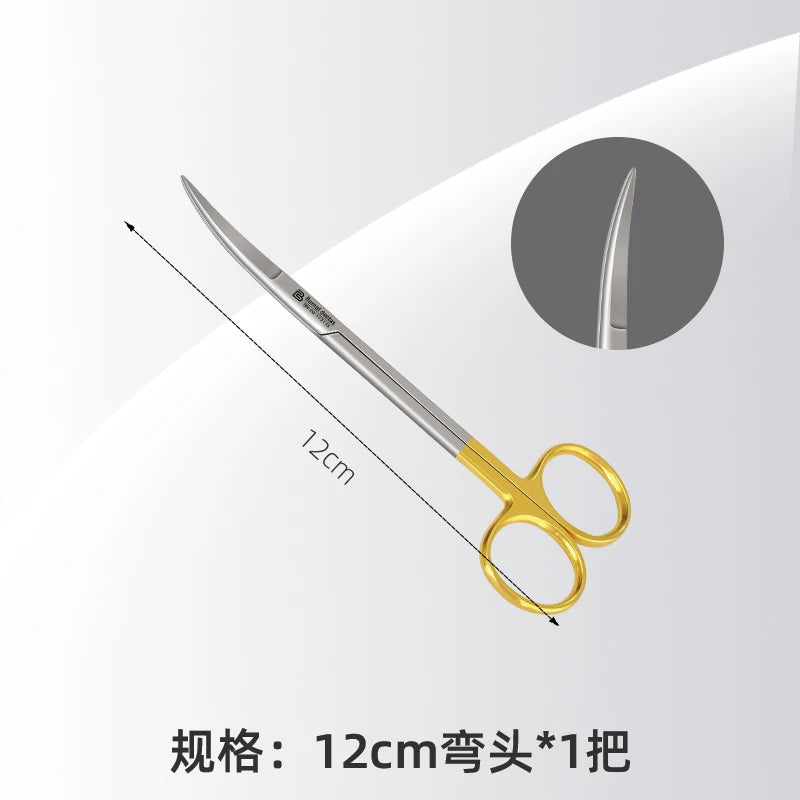 Dental Stainless Steel Straight and Curved Medical Dental Surgical Scissors Ophthalmic scissors Stainless Steel Forceps